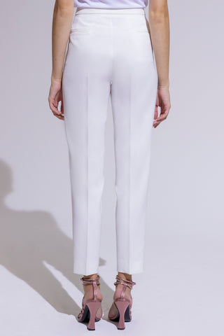 White Tailored Trousers